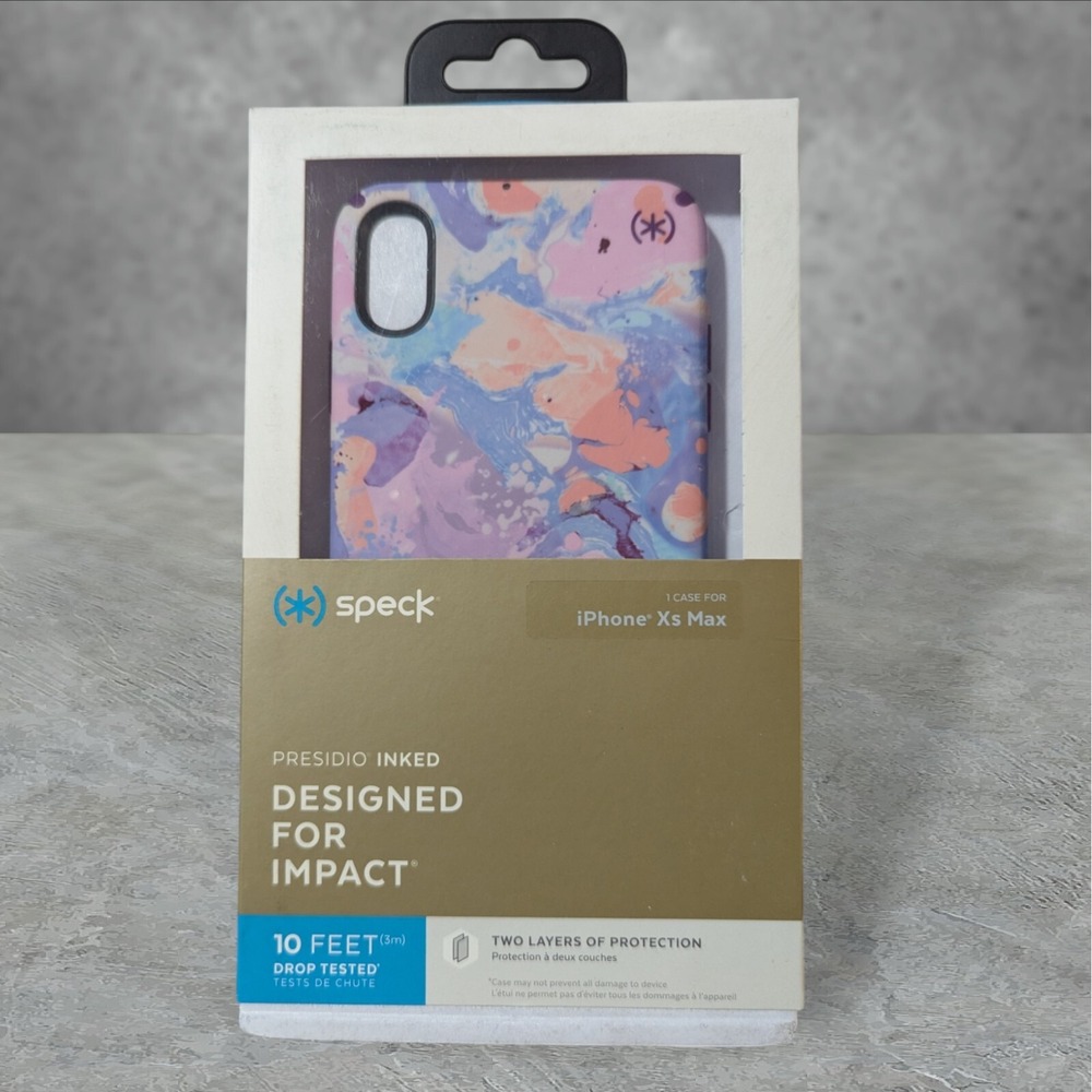 T3 Speck Designed For Impact For Apple iPhone Xs Max Multicolor Marble